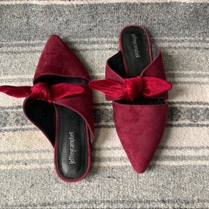 Anthro Jeffrey Campbell Bow Charlin Slide Mule